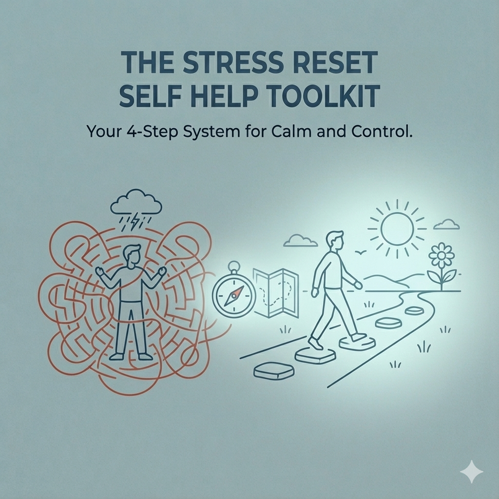 The Stress Reset Toolkit: Your 4-Step System for Calm and Control