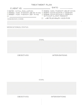 The Practice Pantry: Client-Centered Treatment Planning System