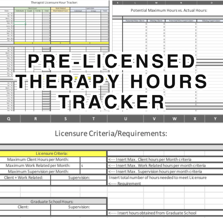 The Practice Pantry: Pre-Licensed Clinical Hours Tracker