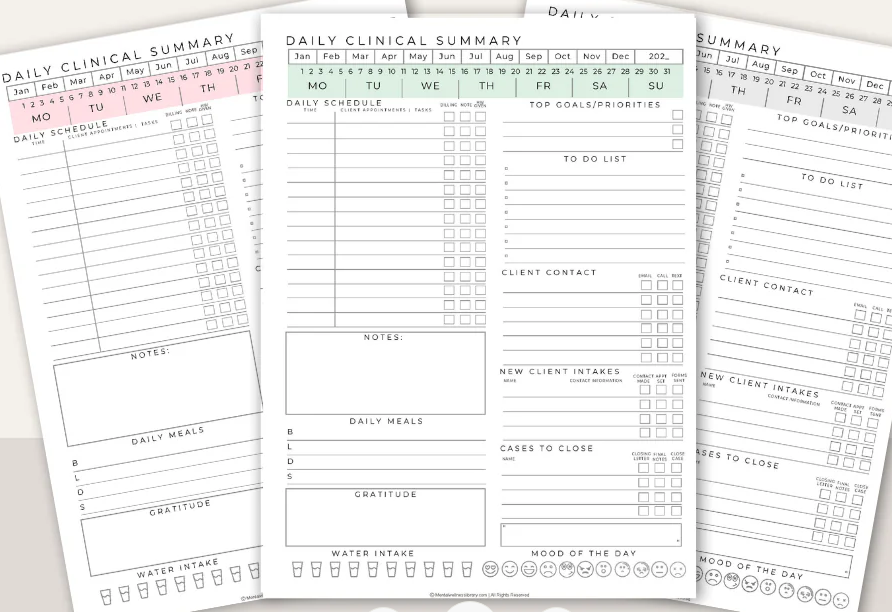 The Practice Pantry: Daily Practice Flow Planner